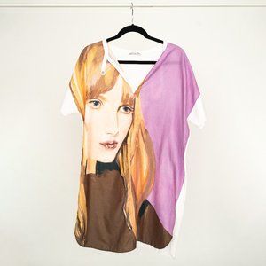 ZARA Shirt Dress M Print